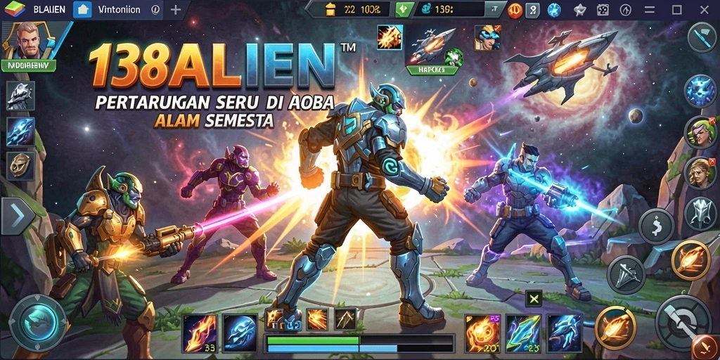 Tangkapan layar dari pertandingan seru di 138ALIEN.