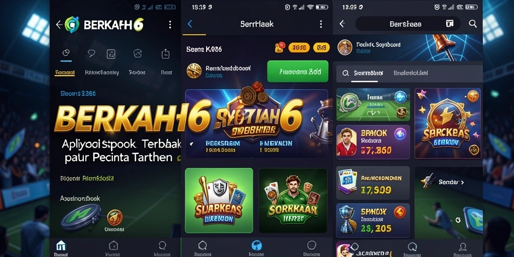 Tampilan menarik dari gameplay taruhan olahraga di BERKAH6.