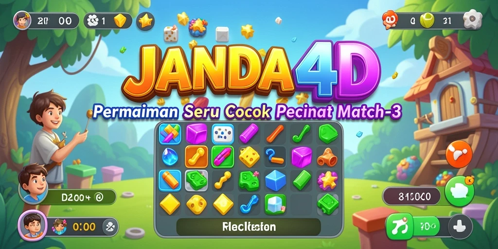 Tampilan gameplay JANDA4D yang seru di layar smartphone.