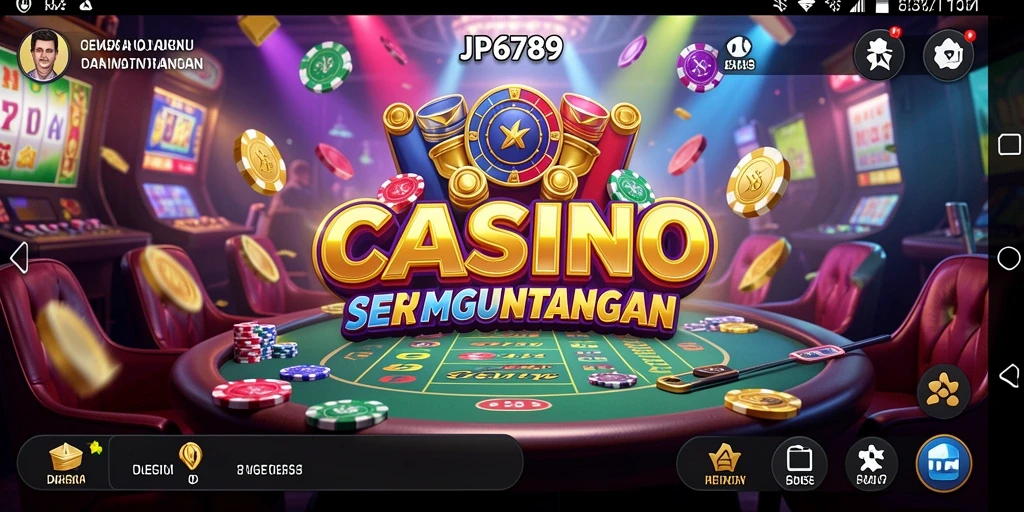 Screenshot utama <strong>JP6789</strong> menampilkan aksi seru dalam permainan Kasino.