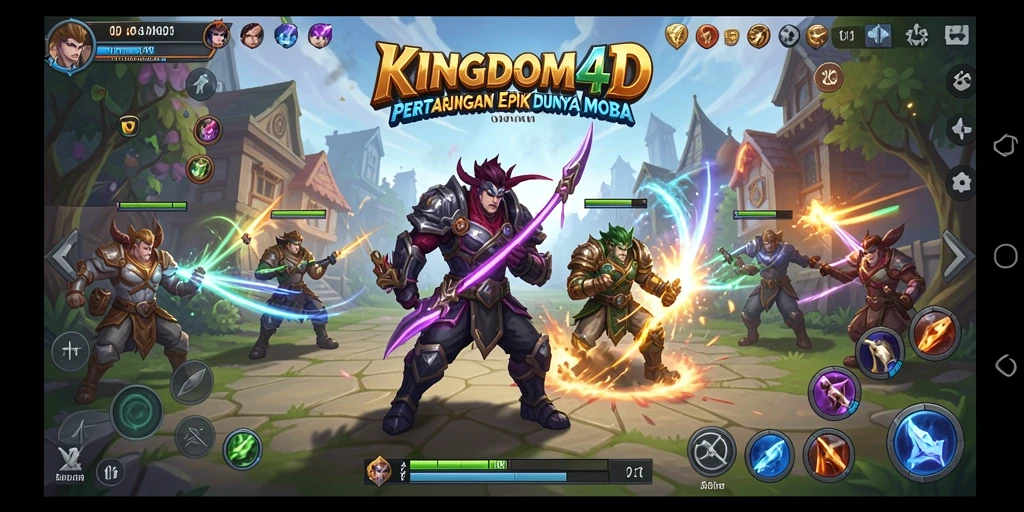 Gameplay seru di arena <strong>KINGDOM4D</strong> dengan aksi tak terduga.