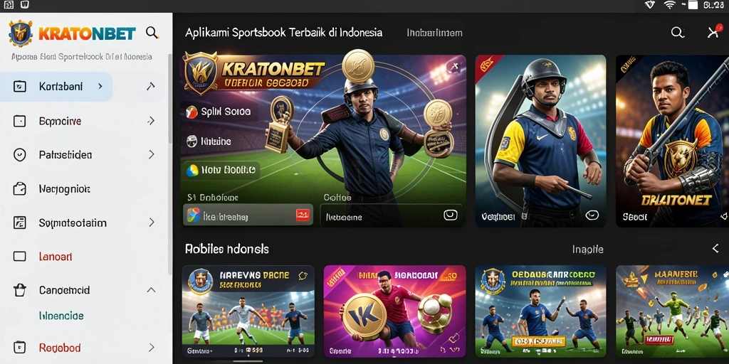 Tampilan menarik dari gameplay KRATONBET saat taruhan olahraga.