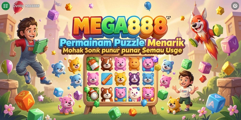 Tangkapan layar MEGA888 menampilkan gameplay puzzle yang seru dan menantang.