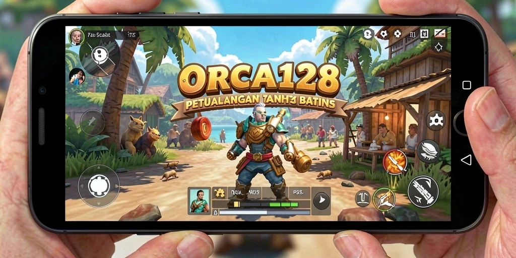 Gameplay ORCA128 yang menakjubkan di dunia terbuka.