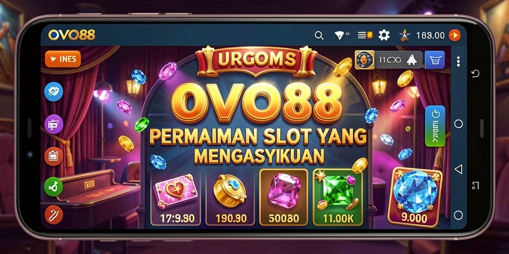 Gameplay OVO88 menampilkan spin slot yang menyenangkan dan grafis yang memukau.