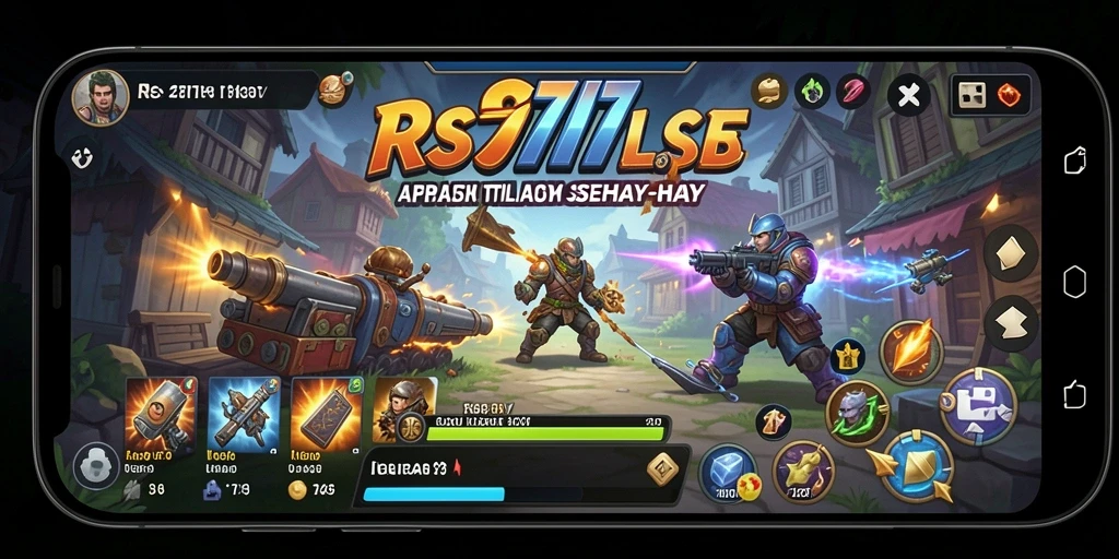 Tampilan aplikasi RS777 yang intuitif dan multifungsi.